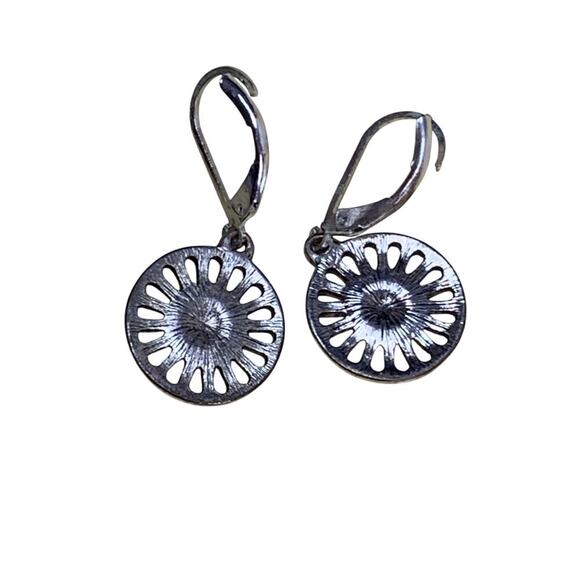 Bundle of 6 Silver-Tone Filigree Earrings Set of 6 Vintage Boho Dangles - Picture 13 of 13